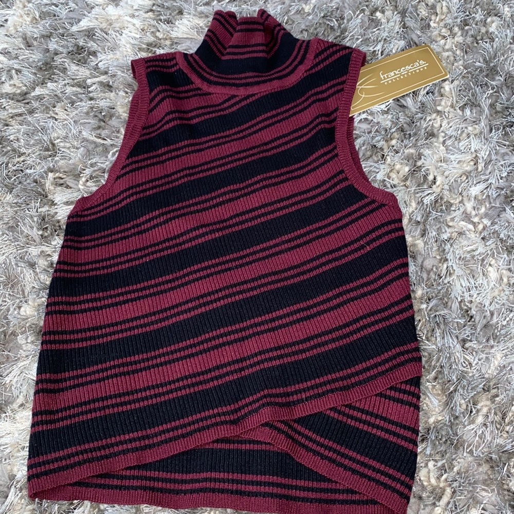 Sweater tank top
